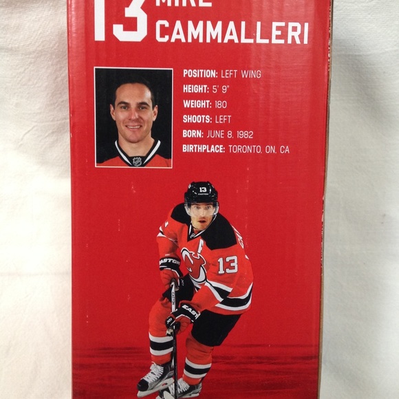 NJ Devils Mike Cammalleri Bobblehead New - Picture 2 of 4